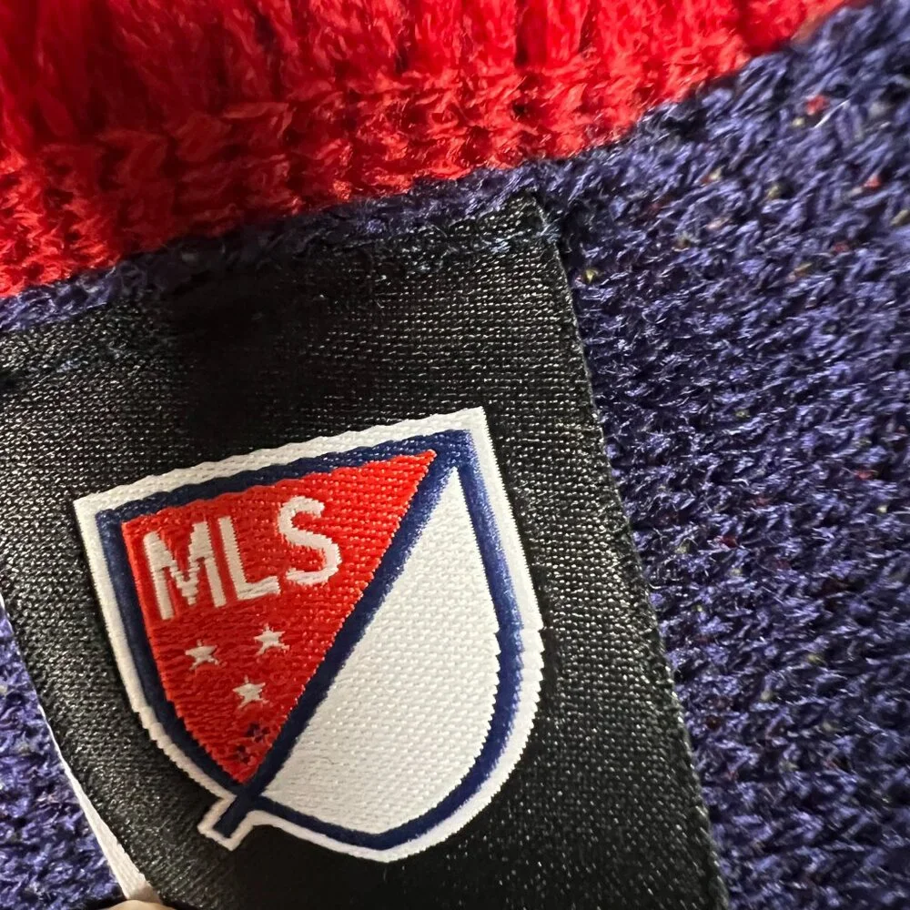 Adidas Unisex OSFA Blue White‎ Winter Fringe Real Salt Lake Soccer MLS Scarf NWT